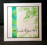 Sea of Thanks - Handcrafted Thank You Card - dr16-0009